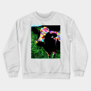 Painted Cow Crewneck Sweatshirt